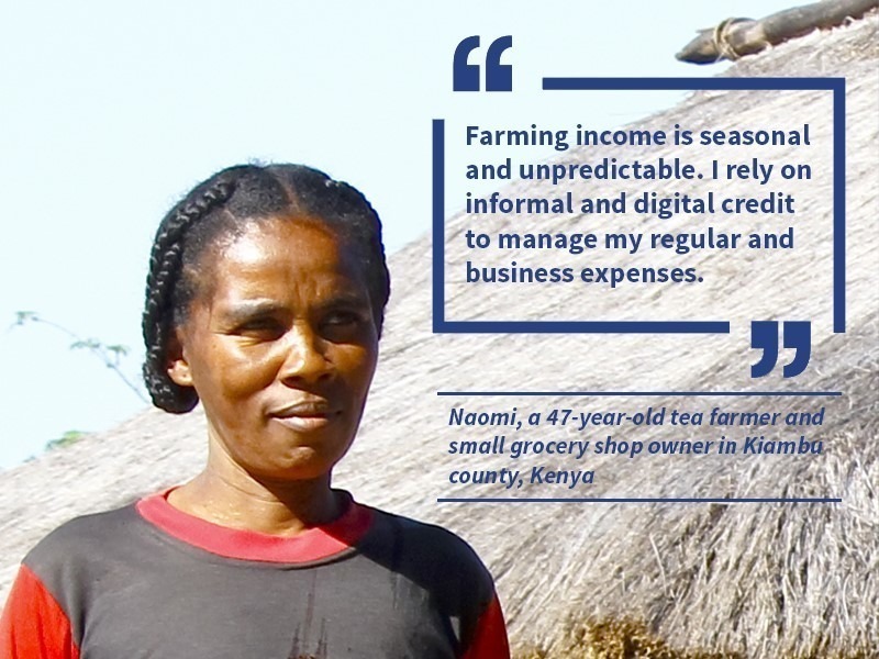 Naomi, 47 year old farmer in Kenya